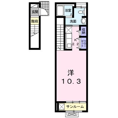 ガーデンハウスＭ　Ｃ 203【管理NO：1-020717402-02030】 ★家具家電は申し込み後に搬入しますの外観画像