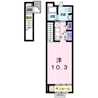 ガーデンハウスＭ　Ｃ 202【管理NO：1-020717402-02020】 ★家具家電は申し込み後に搬入します 2026年09月上旬入居可能の外観画像