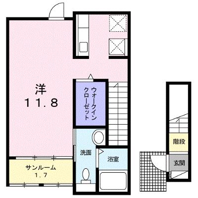 ガーデンハウスＭ　Ｂ 203【管理NO：1-020717401-02030】 ★家具家電は申し込み後に搬入します 2026年07月下旬入居可能の外観画像