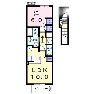 エアリー・ガーデンⅡ 205【管理NO：1-020225801-02050】 ★家具家電は申し込み後に搬入しますの外観画像