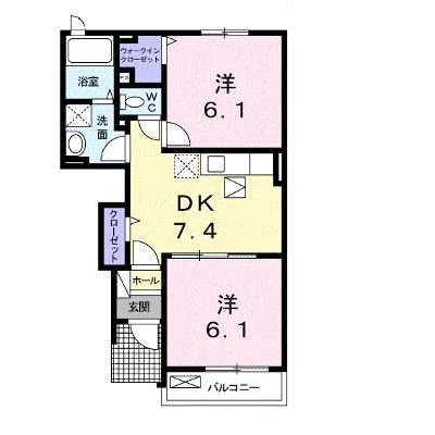 メゾンハナブサⅡ 102【管理NO：1-017292601-01020】 ★家具家電は申し込み後に搬入します 2026年07月下旬入居可能の外観画像