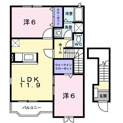 グリーンヒルズ　Ａ 201【管理NO：1-012964501-02010】 ★家具家電は申し込み後に搬入しますの外観画像
