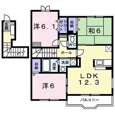 ベル・ソレイユＤ 201【管理NO：1-012954002-02010】 ★家具家電は申し込み後に搬入します★の外観画像