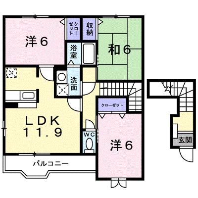 ベル・ソレイユＣ 201【管理NO：1-012954001-02010】 ★家具家電は申し込み後に搬入します★の外観画像