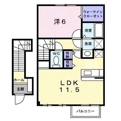 シャン・ミリュー　ⅠＢ 203【管理NO：1-011689102-02030】 ★家具家電は申し込み後に搬入します★の外観画像