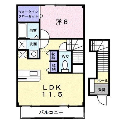シャン・ミリュー　ⅠＢ 202【管理NO：1-011689102-02020】 ★家具家電は申し込み後に搬入します★の外観画像