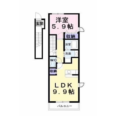 コート・ヤードⅡ　Ｂ 201【管理NO：1-011659902-02010】 ★家具家電は申し込み後に搬入します★の外観画像