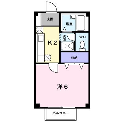 メゾン・ユニソール 202【管理NO：1-010623601-02020】 ★家具家電は申し込み後に搬入します★の外観画像