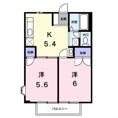 ニューシティカームＨＩＲＡＯＫ 203【管理NO：1-006519401-02030】 ★家具家電は申し込み後に搬入しますの外観画像