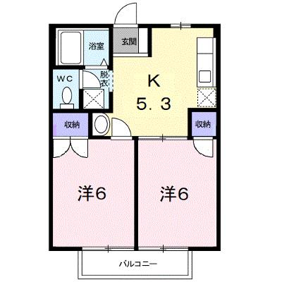 ニューシティカームＨＩＲＡＯＫ 102【管理NO：1-006519401-01020】 ★家具家電は申し込み後に搬入しますの外観画像