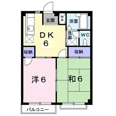 エルディム西本Ａ 203【管理NO：1-003963401-02030】 ★家具家電は申し込み後に搬入します★の外観画像