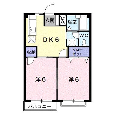 エルディムチェリー 205【管理NO：1-002632301-02050】 ★家具家電は申し込み後に搬入します★の外観画像
