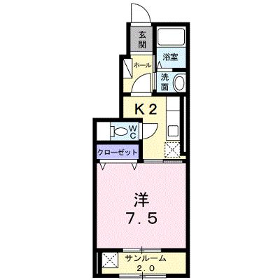 ルミエール 101【管理NO：1-018228801-01010】 ★家具家電は申し込み後に搬入しますの外観画像