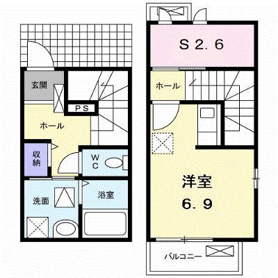 サンライズ・フジＣ 101【管理NO：1-017970401-01010】 ★家具家電は申し込み後に搬入します★の外観画像