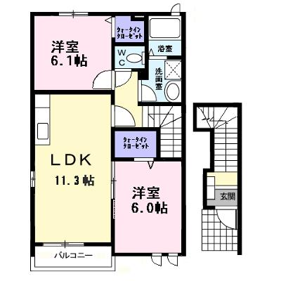 ハーモニー４ 201【管理NO：1-016264501-02010】 ★家具家電は申し込み後に搬入しますの外観画像