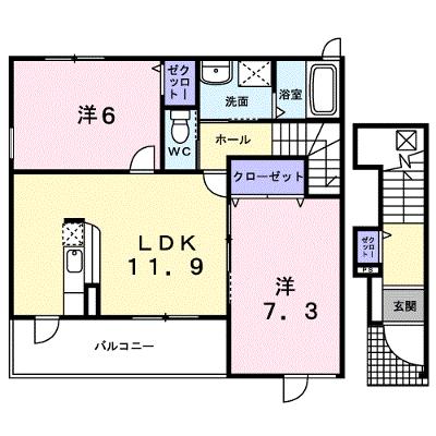 コンフォルト　Ａ 201【管理NO：1-015172201-02010】 ★家具家電は申し込み後に搬入しますの外観画像