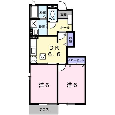 ラ・ペジーブル 103【管理NO：1-013914901-01030】 ★家具家電は申し込み後に搬入しますの外観画像