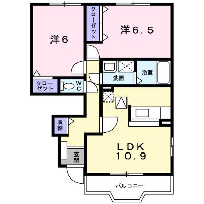 アルカンシェルＣ 103【管理NO：1-012991803-01030】 ★家具家電は申し込み後に搬入しますの外観画像