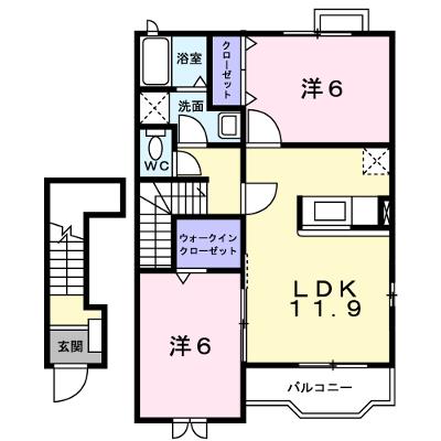 アルカンシェルＢ 203【管理NO：1-012991802-02030】 ★家具家電は申し込み後に搬入します★の外観画像