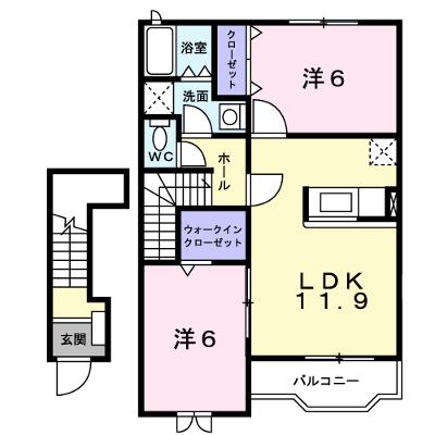 グリーンヒルズ　Ａ 202【管理NO：1-012964501-02020】 ★家具家電は申し込み後に搬入しますの外観画像