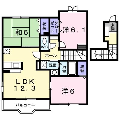 ベル・ソレイユＤ 202【管理NO：1-012954002-02020】 ★家具家電は申し込み後に搬入します★の外観画像