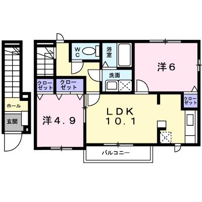 パーク・アベニューＣ 203【管理NO：1-012722503-02030】 ★家具家電は申し込み後に搬入しますの外観画像