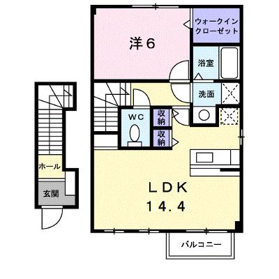 シャン・ミリューⅢ 203【管理NO：1-012372301-02030】 ★家具家電は申し込み後に搬入します★の外観画像