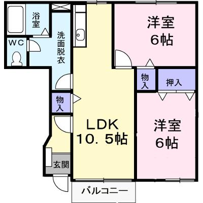 エターナル・パレスＣ 102【管理NO：1-011159703-01020】 ★家具家電は申し込み後に搬入しますの外観画像
