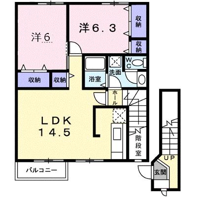 コートヤード　Ｂ 202【管理NO：1-010950402-02020】 ★家具家電は申し込み後に搬入します★の外観画像