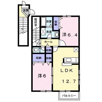 ピースフルハイツ　Ｂ 201【管理NO：1-010632302-02010】 ★家具家電は申し込み後に搬入しますの外観画像