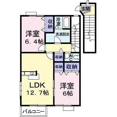 ヌーベル・シャトウ　Ｄ 202【管理NO：1-010622402-02020】 ★家具家電は申し込み後に搬入します★の外観画像