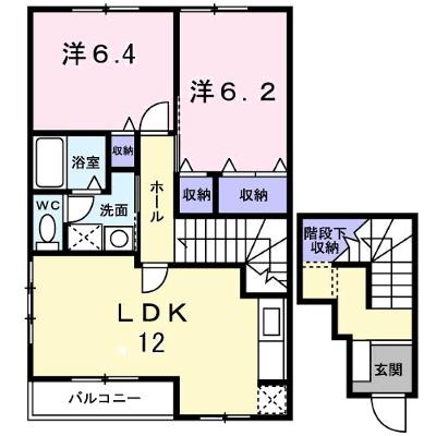 エバーグリーンロードＫ 201【管理NO：1-010212601-02010】 ★家具家電は申し込み後に搬入します★の外観画像
