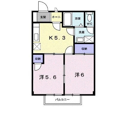 ロマネスクローズ　Ｂ 202【管理NO：1-009748302-02020】 ★家具家電は申し込み後に搬入しますの外観画像