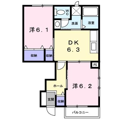 イターナルタクミ　Ａ 103【管理NO：1-009686601-01030】 ★家具家電は申し込み後に搬入します★の外観画像