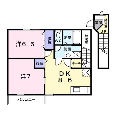 ハーモニーハイツ横井 204【管理NO：1-007807601-02040】 ★家具家電は申し込み後に搬入します★の外観画像
