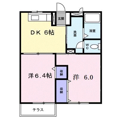 エルディム　フジ　Ｃ 102【管理NO：1-005787103-01020】 ★家具家電は申し込み後に搬入します★の外観画像