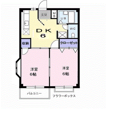 エルディム西本Ｂ 206【管理NO：1-003963402-02060】 ★家具家電は申し込み後に搬入します★の外観画像