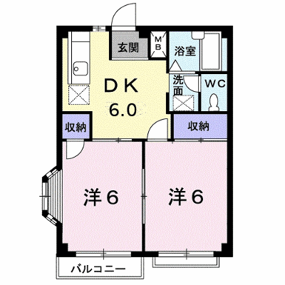 エルディム松本Ｃ 204【管理NO：1-003467601-02040】 ★家具家電は申し込み後に搬入します★ ★2026年09月中旬入居可能★の外観画像