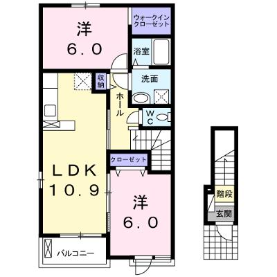 スカイ・グランドⅡ 201【管理NO：1-018571302-02010】 ★家具家電は申し込み後に搬入しますの外観画像