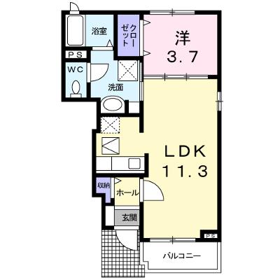 エスポワール　幸 105【管理NO：1-016138901-01040】 ★家具家電は申し込み後に搬入します★の外観画像
