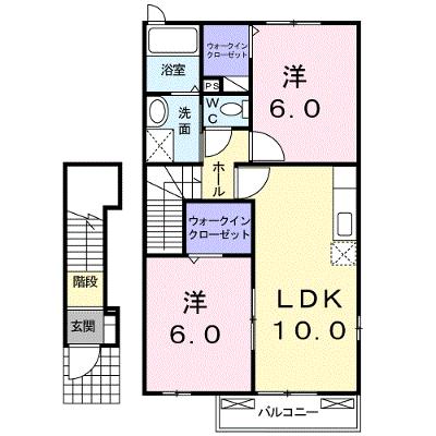 プリムローズ 203【管理NO：1-015185001-02030】 ★家具家電は申し込み後に搬入しますの外観画像