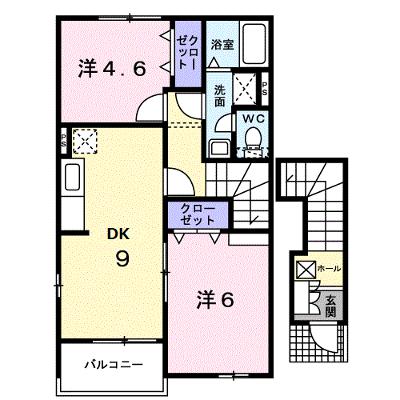カステーロ・ヴェルデＢ 201【管理NO：1-014084902-02010】 ★家具家電は申し込み後に搬入しますの外観画像