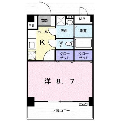 モンシェ　モア・Ⅱ 402【管理NO：1-013967001-04020】 ★家具家電は申し込み後に搬入します★の外観画像