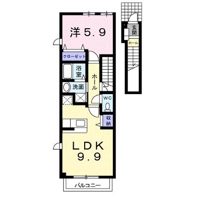 パステーク・古川　Ａ棟 203【管理NO：1-012205601-02030】 ★家具家電は申し込み後に搬入しますの外観画像