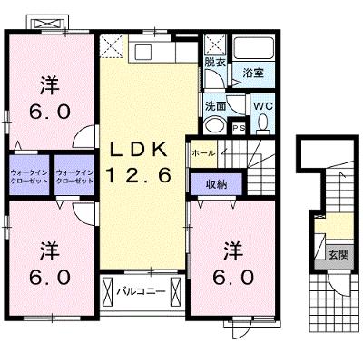 ミラリオ 201【管理NO：1-021485401-02010】 ★家具家電は申し込み後に搬入しますの外観画像