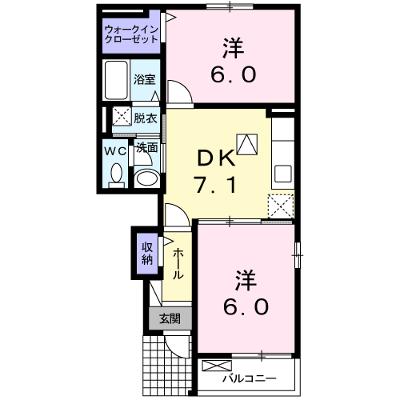 笑顔館Ｂ 103【管理NO：1-018236902-01030】 ★家具家電は申し込み後に搬入します★の外観画像