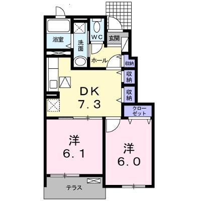 ブルーマーリン　Ｃ 102【管理NO：1-017929601-01020】 ★家具家電は申し込み後に搬入しますの外観画像