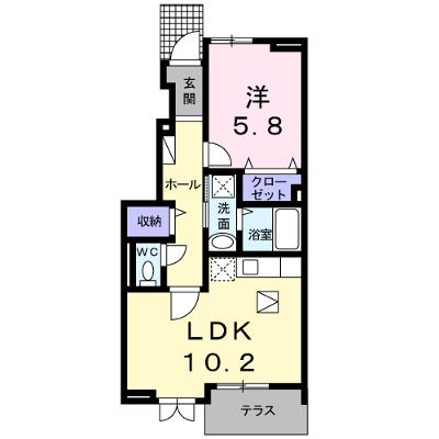 サン・アベニューＢ 103【管理NO：1-017922502-01030】 ★家具家電は申し込み後に搬入しますの外観画像