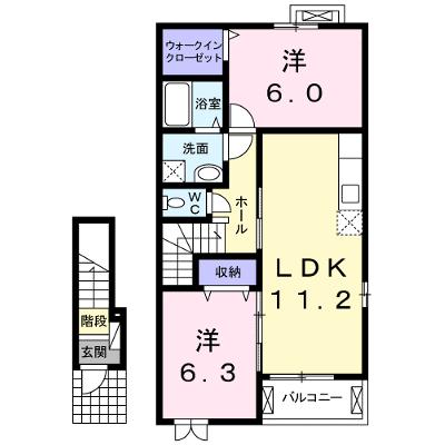 ベアート　サリーナ 203【管理NO：1-017520701-02030】 ★家具家電は申し込み後に搬入します★の外観画像