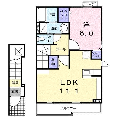 アルバカーサ桜木 203【管理NO：1-017396601-02030】 ★家具家電は申し込み後に搬入します★の外観画像